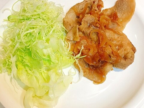 シンプルが一番美味しい☆我が家の豚肉しょうが焼き